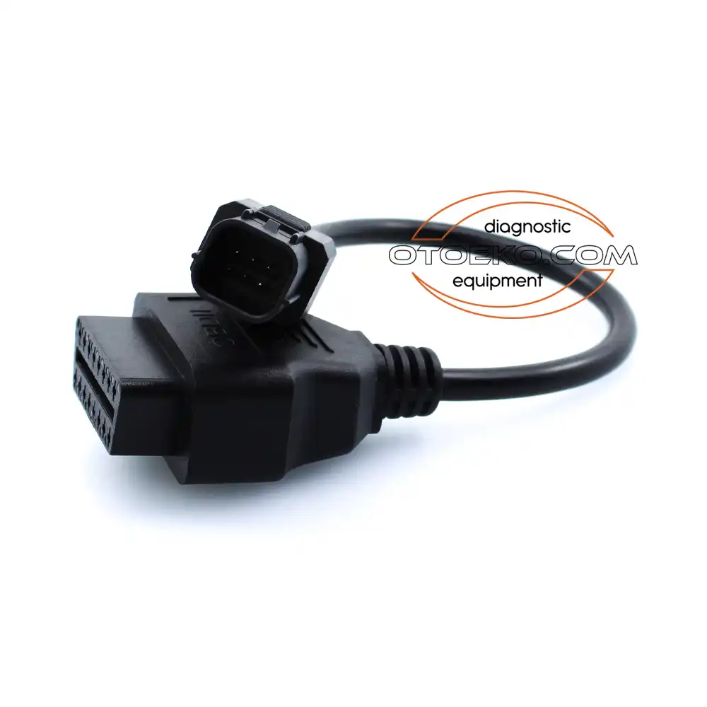كابل ووصلة الفحص والتشخيص الصناعية Honda 6 Pin - Obd2 (Honda) عالية الاعتمادية - 6
